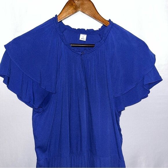 Old Navy Women's Blue Short Sleeve Dress - Picture 5 of 6